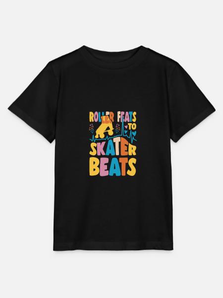 Fiesta De Patinador De Ruedas Hazañas A Skater Beats Idea De Regalo - Camiseta para niños MINI CREATOR de Stanley/Stella - negro