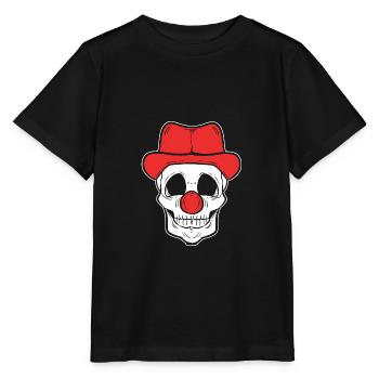 Clown mort Comédien Poison - T-shirt bio MINI CREATOR Stanley/Stella Enfant - noir - Devant - Mikhail (115cm)