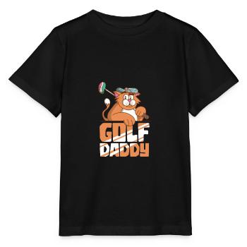Drôle de golf Golfeur Sport Fun Lovers - T-shirt bio MINI CREATOR Stanley/Stella Enfant - noir - Devant - Mikhail (115cm)