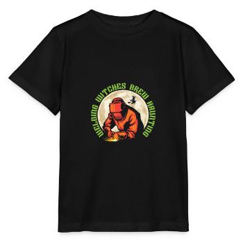 Welding Witch Brew Spooky Spark Hall - Stanley/Stella MINI CREATOR Kids’ T-Shirt - black - Front - Mikhail (115cm)