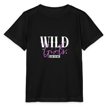 Wild Girls führen den Weg an Statement - Stanley/Stella Kinder T-Shirt MINI CREATOR  - Schwarz - Vorne - Mikhail (115cm)