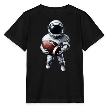 Touchdown im Weltall - Stanley/Stella Kinder T-Shirt MINI CREATOR  - Schwarz - Vorne - Mikhail (115cm)