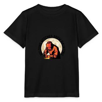 Welding Witch Brew Spooky Spark Hall - Stanley/Stella MINI CREATOR Kids’ T-Shirt - black - Front - Mikhail (115cm)