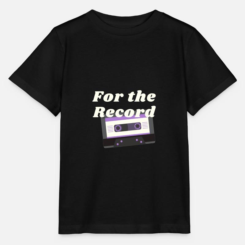 Ace for the record - T-shirt bio MINI CREATOR Stanley/Stella Enfant - noir