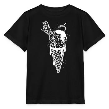 Brainfood 3 Inverser - T-shirt bio MINI CREATOR Stanley/Stella Enfant - noir - Devant - Mikhail (115cm)