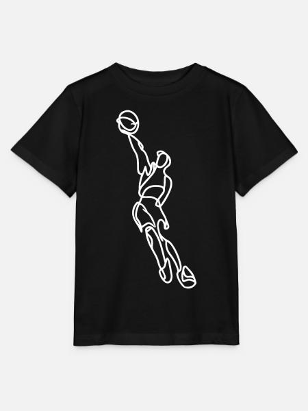 Basketballspieler - Stanley/Stella Kinder T-Shirt MINI CREATOR  - Schwarz