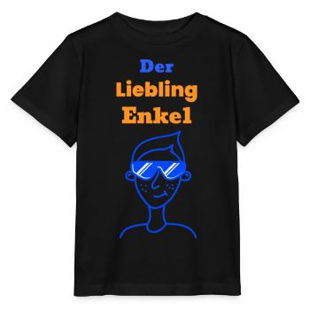 The darling grandson - Stanley/Stella MINI CREATOR Kids’ T-Shirt - black - Front - Mikhail (115cm)