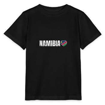 Namibia - Stanley/Stella MINI CREATOR Kids’ T-Shirt - black - Front - Mikhail (115cm)