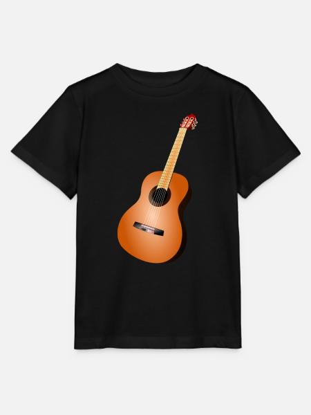 Gitarre - Stanley/Stella Kinder T-Shirt MINI CREATOR - Schwarz