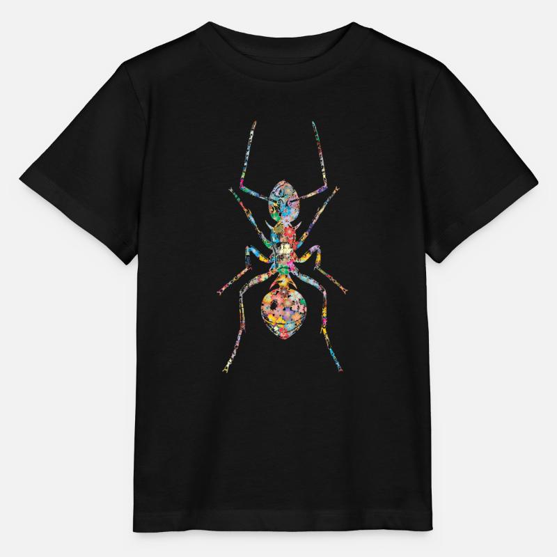 Ameise - Stanley/Stella Kinder T-Shirt MINI CREATOR  - Schwarz