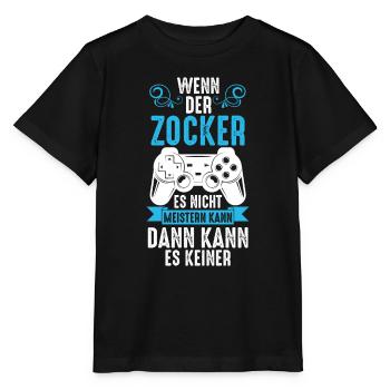 Zocker Zocken Gamer - Stanley/Stella Kinder T-Shirt MINI CREATOR  - Schwarz - Vorne - Mikhail (115cm)