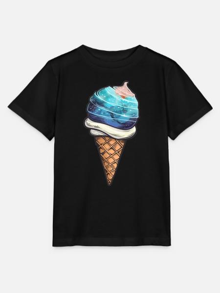 Eis-Planet Merkur - Stanley/Stella Kinder T-Shirt MINI CREATOR - Schwarz