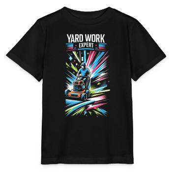 Yard Work Expert 15 - Stanley/Stella MINI CREATOR Kids’ T-Shirt - black - Front - Mikhail (115cm)