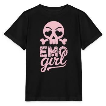 Emo Girl! - Stanley/Stella Kinder T-Shirt MINI CREATOR  - Schwarz - Vorne - Mikhail (115cm)