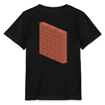 Brick Wall - Construction Masonry Building Mason - Stanley/Stella MINI CREATOR Kids’ T-Shirt - black - Front - Mikhail (115cm)