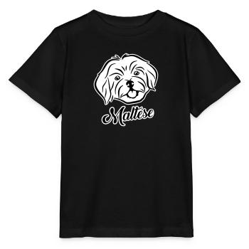 Maltese - Stanley/Stella MINI CREATOR Kids’ T-Shirt - black - Front - Mikhail (115cm)