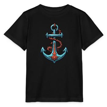 Conception d’ancrage - T-shirt bio MINI CREATOR Stanley/Stella Enfant - noir - Devant - Mikhail (115cm)