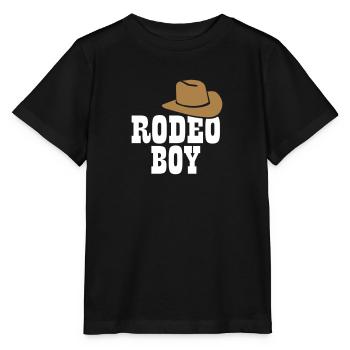 Rodeo - Stanley/Stella Kinder T-Shirt MINI CREATOR  - Schwarz - Vorne - Mikhail (115cm)