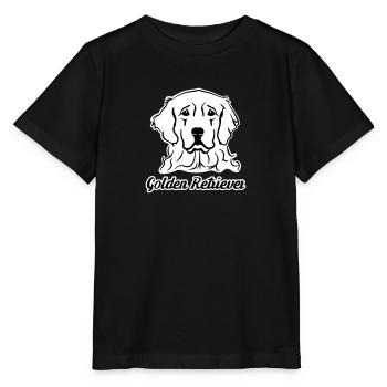 Golden Retriever - T-shirt bio MINI CREATOR Stanley/Stella Enfant - noir - Devant - Mikhail (115cm)