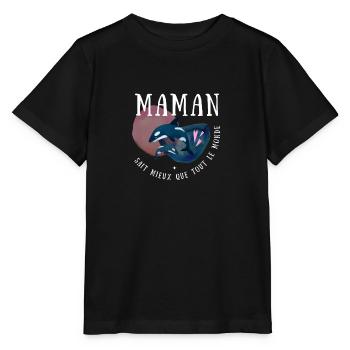 Mama Muttertag - Stanley/Stella Kinder T-Shirt MINI CREATOR  - Schwarz - Vorne - Mikhail (115cm)