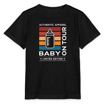 Bébé en tournée - T-shirt bio MINI CREATOR Stanley/Stella Enfant - noir - Devant - Mikhail (115cm)