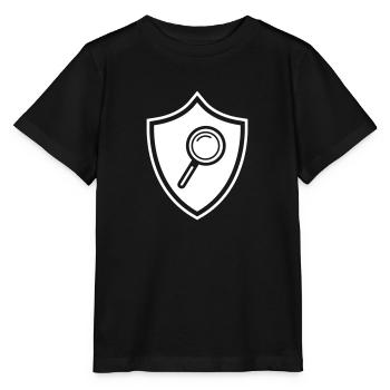 Lupe Wappen - Stanley/Stella Kinder T-Shirt MINI CREATOR  - Schwarz - Vorne - Mikhail (115cm)