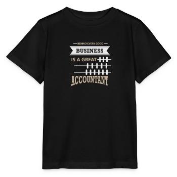 Accountant accountant - Stanley/Stella MINI CREATOR Kids’ T-Shirt - black - Front - Mikhail (115cm)