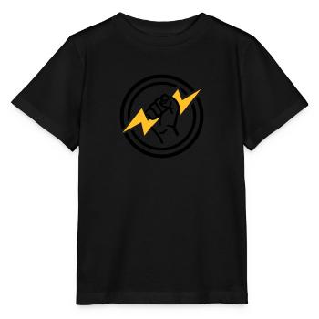 Blitz - Stanley/Stella Kinder T-Shirt MINI CREATOR  - Schwarz - Vorne - Mikhail (115cm)