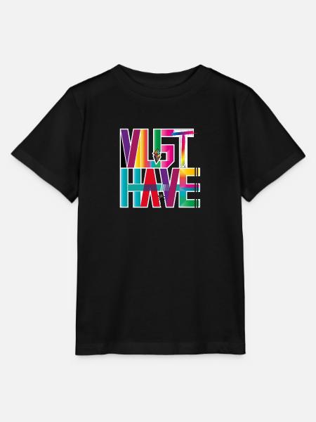 MUST-HAVE - T-shirt bio MINI CREATOR Stanley/Stella Enfant - noir