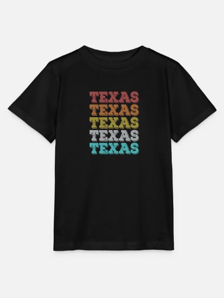 Vintage Texas Houston - Stanley/Stella Kinder T-Shirt MINI CREATOR  - Schwarz