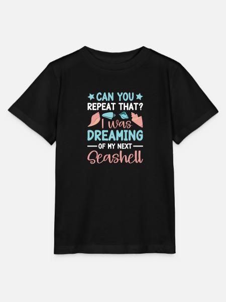 Womens Shelling Shell Collecting Seashells - Stanley/Stella Kinder T-Shirt MINI CREATOR  - Schwarz