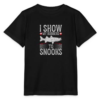 Snook Fishing Lure Snook Fisherman Gear Snook - Stanley/Stella Kinder T-Shirt MINI CREATOR  - Schwarz - Vorne - Mikhail (115cm)