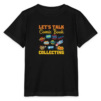 Amateur de bandes dessinées Comic Book Collecting Guide Comics - T-shirt bio MINI CREATOR Stanley/Stella Enfant - noir - Devant - Mikhail (115cm)