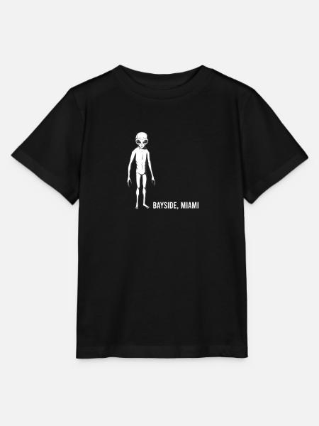 Bayside Miami Shadow Alien - Stanley/Stella Kinder T-Shirt MINI CREATOR - Schwarz