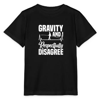 Slackline d’intérieur Course d’obstacles Slackline - T-shirt bio MINI CREATOR Stanley/Stella Enfant - noir - Devant - Mikhail (115cm)