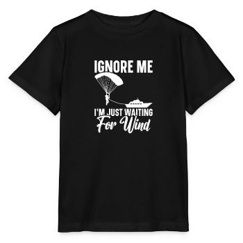 Équipement de parachute ascensionnel Parachute ascensionnel - T-shirt bio MINI CREATOR Stanley/Stella Enfant - noir - Devant - Mikhail (115cm)