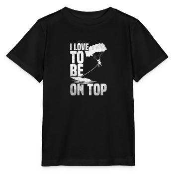 Kit Parachutisme Parachute Parachute Parachute Ascensionnel - T-shirt bio MINI CREATOR Stanley/Stella Enfant - noir - Devant - Mikhail (115cm)
