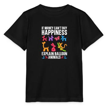 Balloon Twisting Pump Balloon Twister Balloon - Stanley/Stella MINI CREATOR Kids’ T-Shirt - black - Front - Mikhail (115cm)