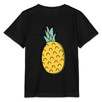 ANANAS - T-shirt bio MINI CREATOR Stanley/Stella Enfant - noir - Devant - Mikhail (115cm)