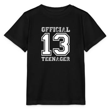 Teens officiel 13 cadeau d'anniversaire - T-shirt bio MINI CREATOR Stanley/Stella Enfant - noir - Devant - Mikhail (115cm)