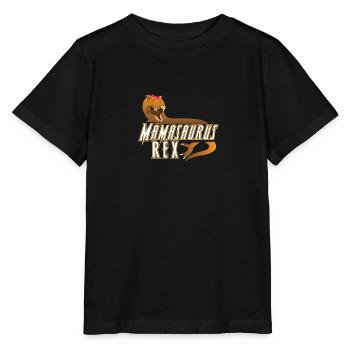 Mamasaurus Rex Mother's Day Mum Gift - Stanley/Stella MINI CREATOR Kids’ T-Shirt - black - Front - Mikhail (115cm)