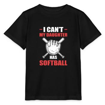 Softball Softball-Spieler - Stanley/Stella Kinder T-Shirt MINI CREATOR  - Schwarz - Vorne - Mikhail (115cm)