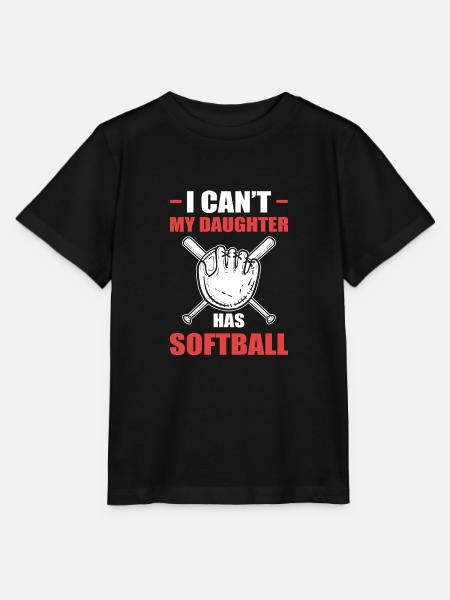 Softball Softball-Spieler - Stanley/Stella Kinder T-Shirt MINI CREATOR - Schwarz
