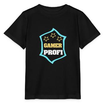 Profession Gamer - Stanley/Stella MINI CREATOR Kids’ T-Shirt - black - Front - Mikhail (115cm)