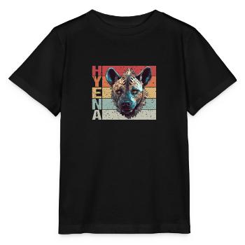 Böse Hyäne Retro style - Stanley/Stella Kinder T-Shirt MINI CREATOR  - Schwarz - Vorne - Mikhail (115cm)