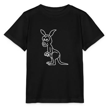 Kangaroo Comic - Stanley/Stella Kinder T-Shirt MINI CREATOR  - Schwarz - Vorne - Mikhail (115cm)