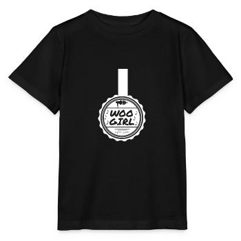 Woo Girl Party Girls Soirée Filles Whu qui filles - T-shirt bio MINI CREATOR Stanley/Stella Enfant - noir - Devant - Mikhail (115cm)