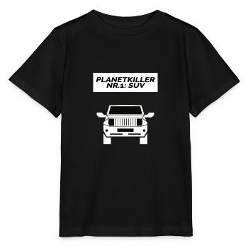 RIP Klima SUV Umweltverschmutzung Demo - Stanley/Stella Kinder T-Shirt MINI CREATOR  - Schwarz - Vorne - Mikhail (115cm)