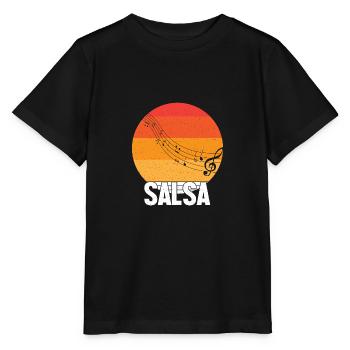 Salsa Dancer Dancer - Stanley/Stella MINI CREATOR Kids’ T-Shirt - black - Front - Mikhail (115cm)