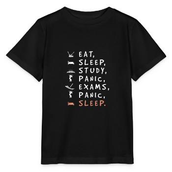 Student - Stanley/Stella Kinder T-Shirt MINI CREATOR  - Schwarz - Vorne - Mikhail (115cm)
